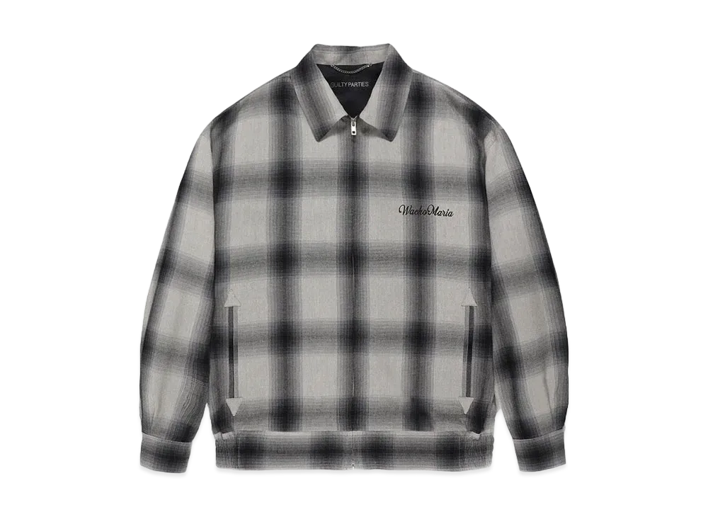 WACKO MARIA Check 50's Jacket "Gray"