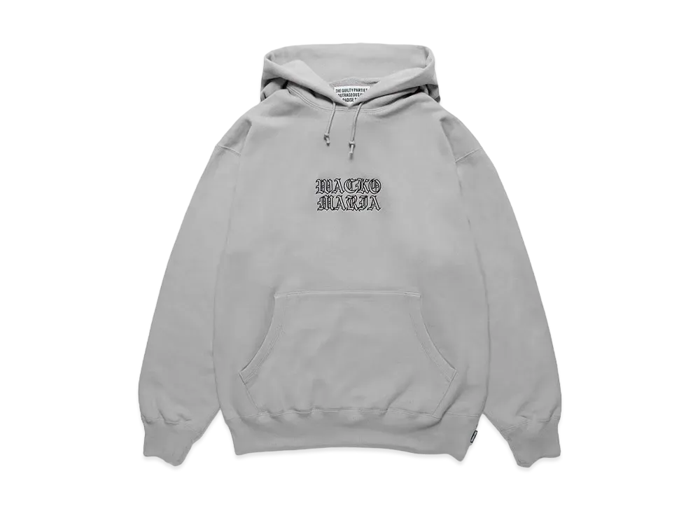 WACKO MARIA Middle Weight Hooded Sweat Shirt "Gray"
