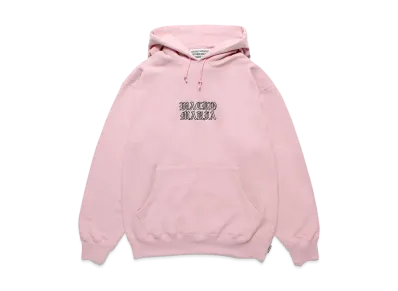 WACKO MARIA Middle Weight Hooded Sweat Shirt "Pink"