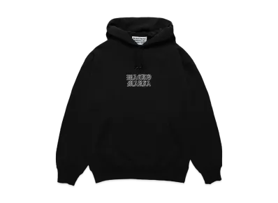 WACKO MARIA Middle Weight Hooded Sweat Shirt "Black"