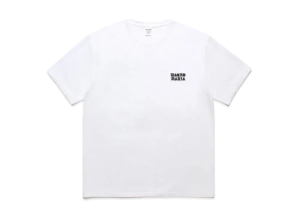WACKO MARIA Washed Heavy Weight T-Shirt "White"