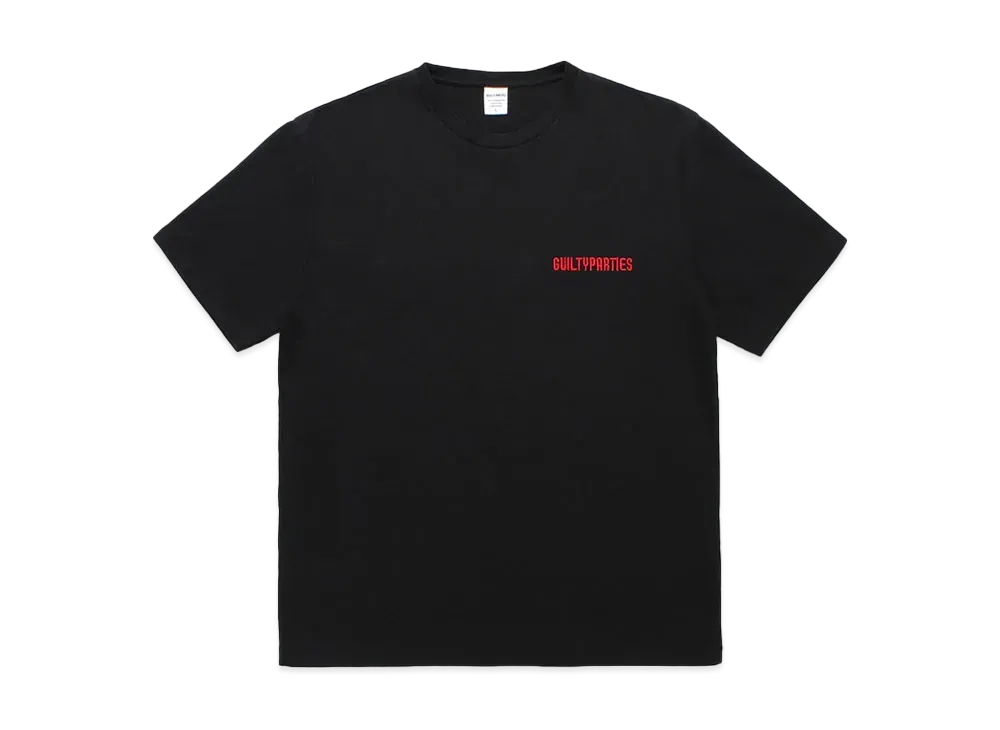 WACKO MARIA Washed Heavy Weight T-Shirt "Black"