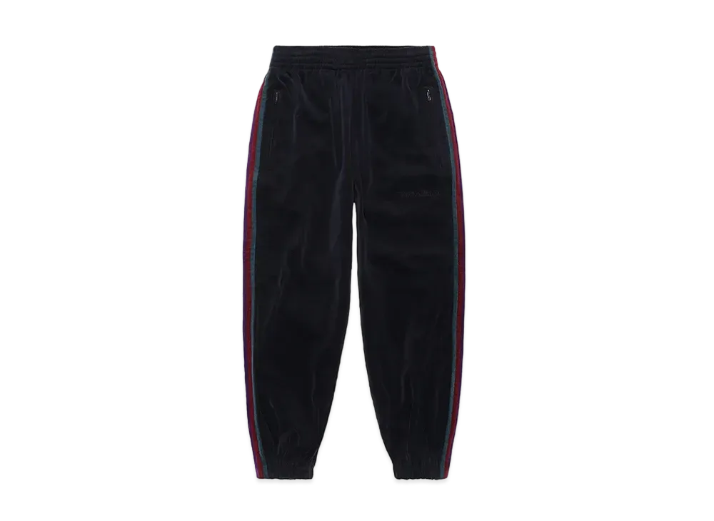 WACKO MARIA Striped Velveteen Track Pants "Navy"
