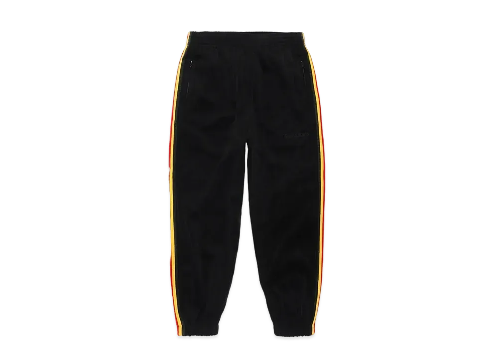 WACKO MARIA Striped Velveteen Track Pants "Black"