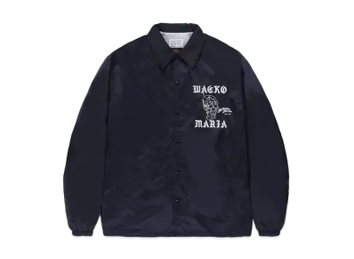 57 Tattoo Studio x WACKO MARIA Coach Jacket "Navy"