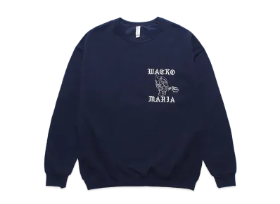57 Tattoo Studio x WACKO MARIA Sweat Shirt "Navy"