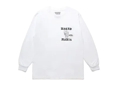 57 Tattoo Studio x WACKO MARIA Long Sleeve T-shirt "White"