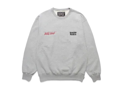 WACKO MARIA 世界平和プロジェクト / Heavy Weight Crew Neck Sweat Shirt "Gray"