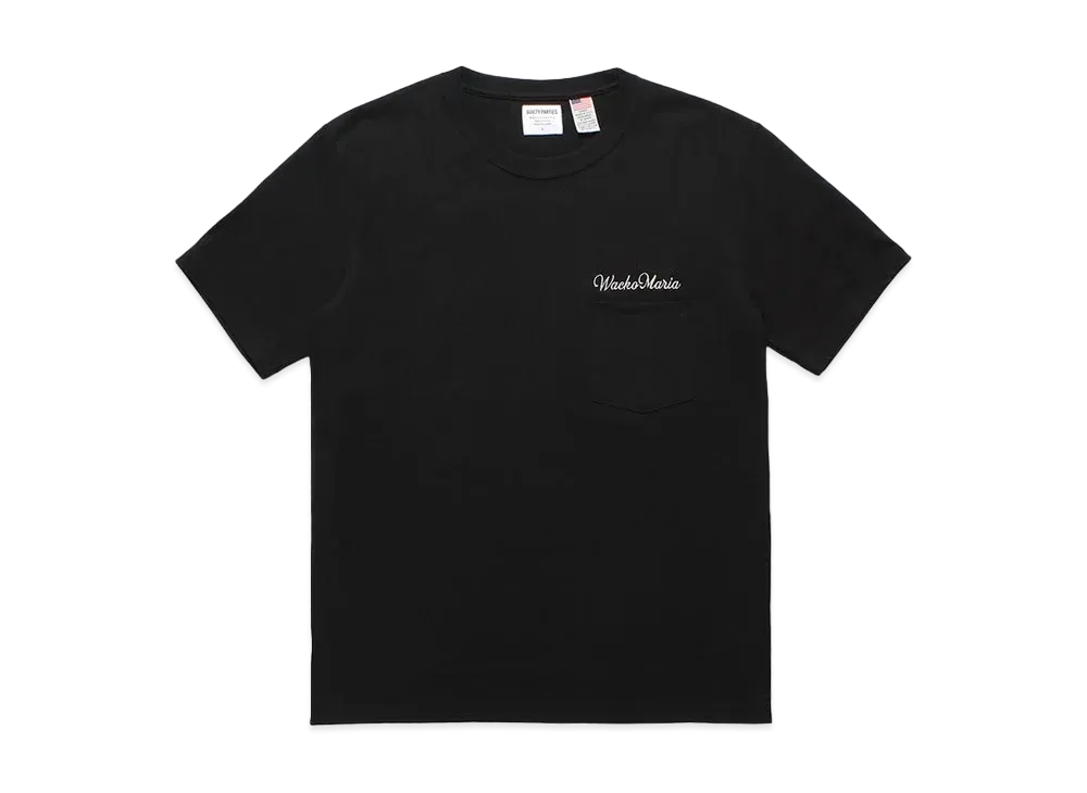 WACKO MARIA US Fabric Pocket T-Shirt "Black"