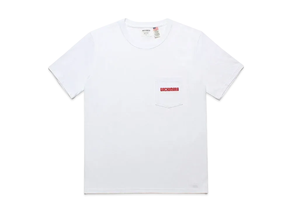 WACKO MARIA US Fabric Pocket T-Shirt "White"