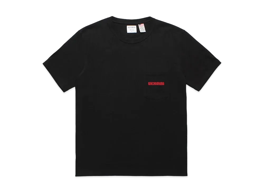 WACKO MARIA US Fabric Pocket T-Shirt "Black"