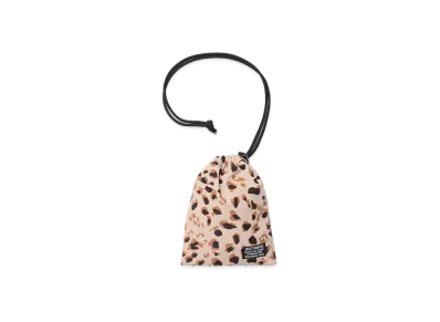 WACKO MARIA Leopard Nylon Shoulder Pouch "Beige"
