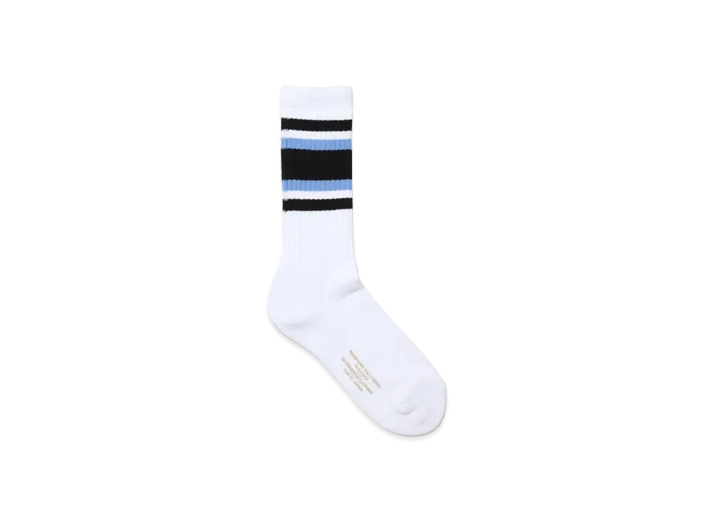 WACKO MARIA Striped Socks "Purple"
