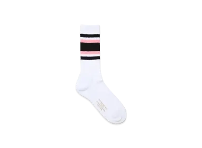 WACKO MARIA Striped Socks "Pink"