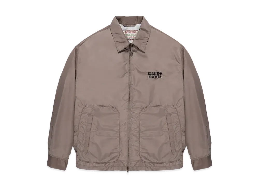 WACKO MARIA Mcgregor / Nylon Drizzler Jacket "Light Brown"