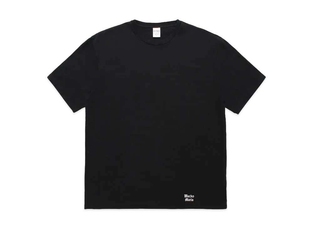 WACKO MARIA Washed Heavy Weight T-Shirt "Black"