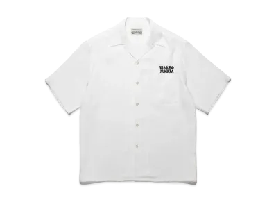 WACKO MARIA 50's Open Collar Shirt "White"