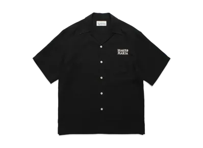 WACKO MARIA 50's Open Collar Shirt "Black"