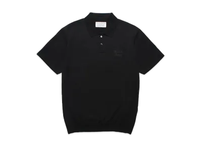 WACKO MARIA Knit Polo Shirt "Black"