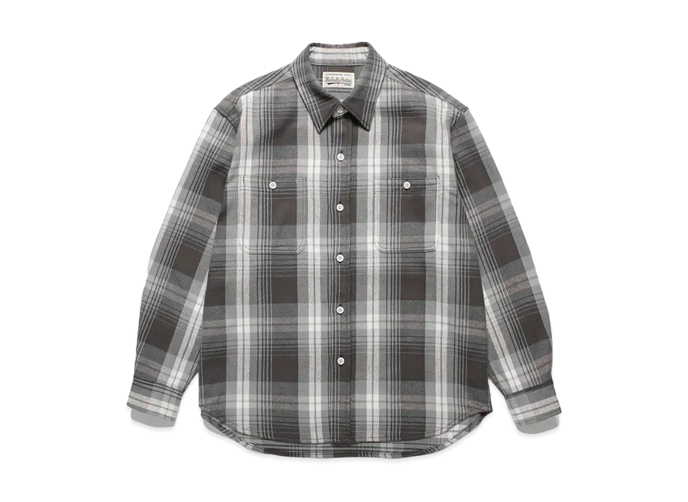WACKO MARIA Check Flannel Shirt "Gray"