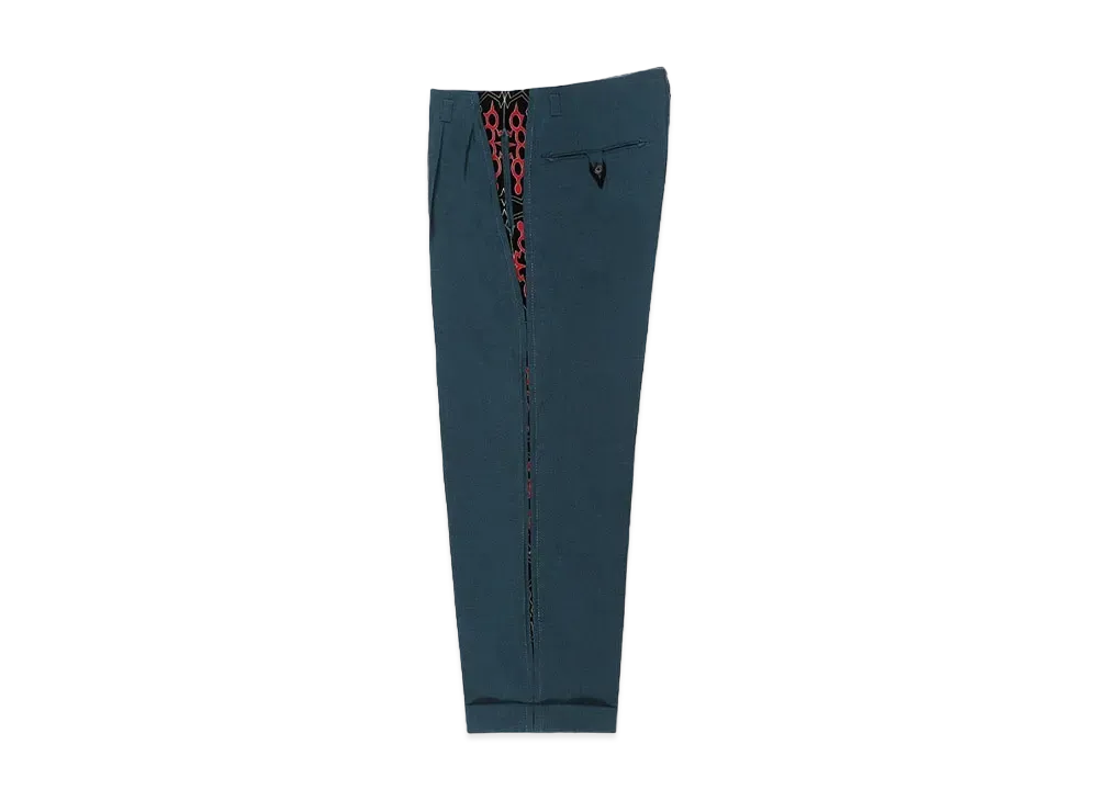 WACKO MARIA Wolfs Head / Dormeuil / Rockabilly Pants "Blue-Black"
