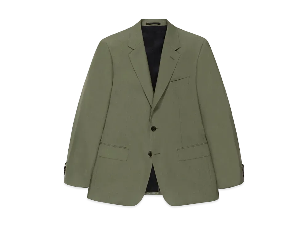 WACKO MARIA Dormeuil / Single Breasted Jacket "Green"
