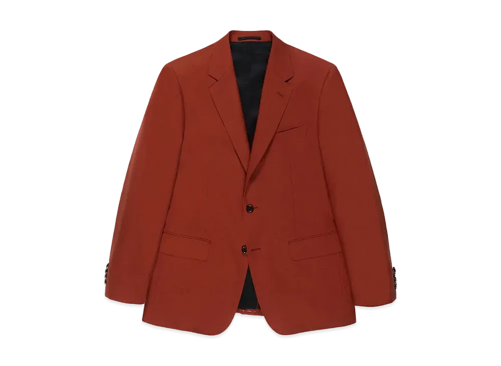 WACKO MARIA Dormeuil / Single Breasted Jacket "Dark Orange"