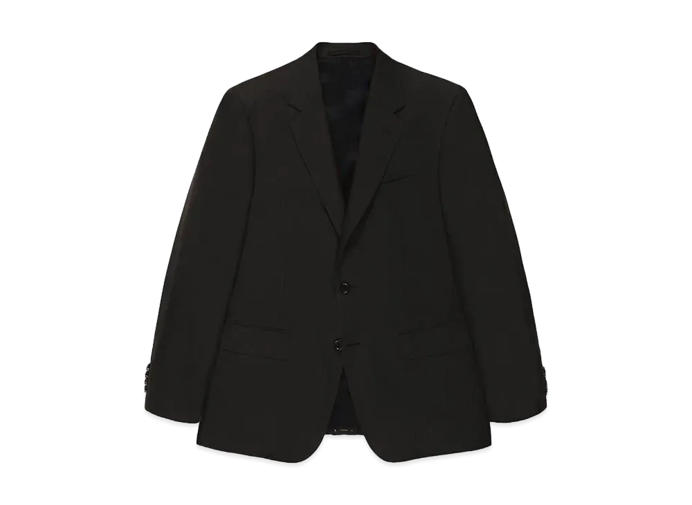 WACKO MARIA Dormeuil / Single Breasted Jacket "Black"