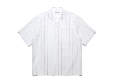 WACKO MARIA Soktas / Striped Open Collar Shirt "Black"