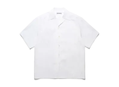 WACKO MARIA Tessitura Monti / Open Collar Shirt "White"