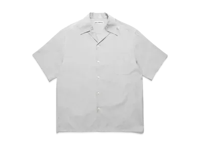 WACKO MARIA Tessitura Monti / Open Collar Shirt "Gray"