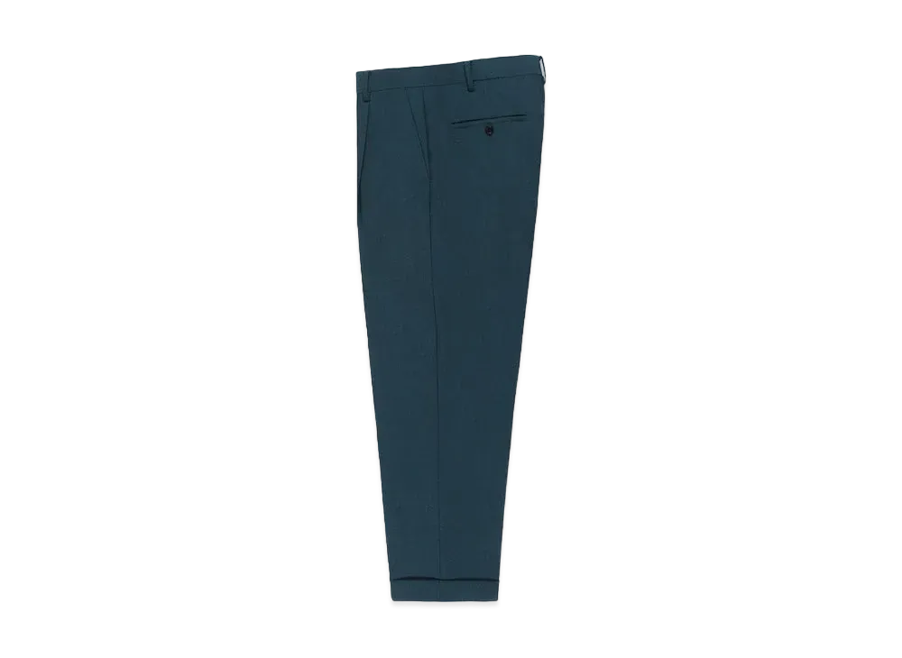 WACKO MARIA Dormeuil / Pleated Trousers (Type-1) "Blue"