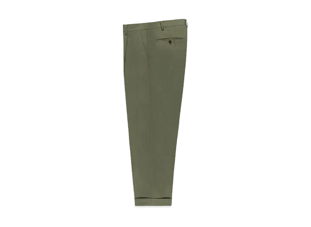 WACKO MARIA Dormeuil / Pleated Trousers (Type-1) "Green"