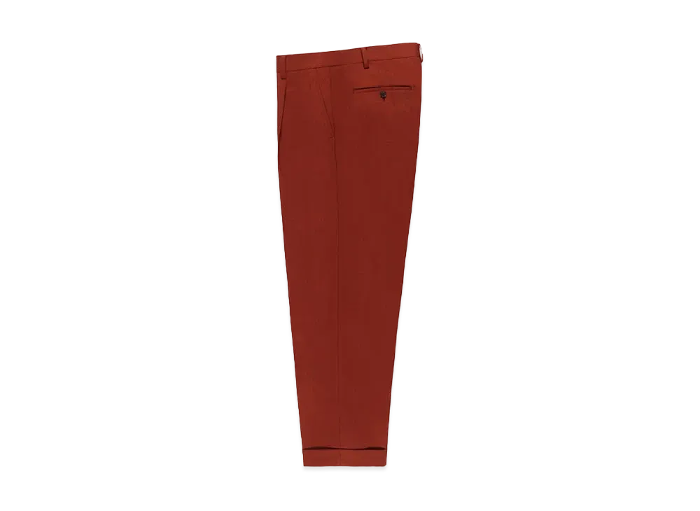 WACKO MARIA Dormeuil / Pleated Trousers (Type-1) "Dark Orange"