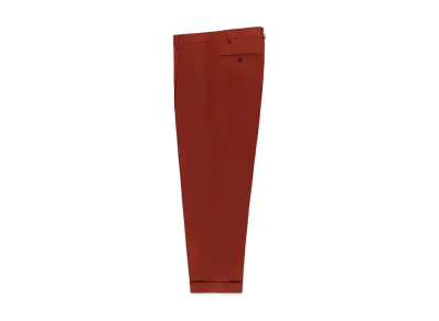 WACKO MARIA Dormeuil / Pleated Trousers (Type-1) "Dark Orange"
