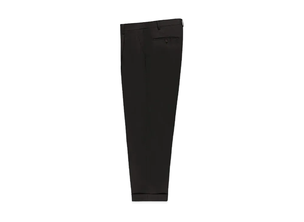 WACKO MARIA Dormeuil / Pleated Trousers (Type-1) "Black"