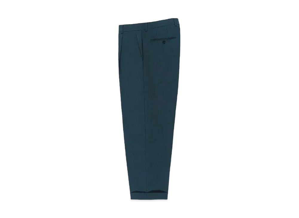 WACKO MARIA Dormeuil / Pleated Trousers (Type-2) "Blue"