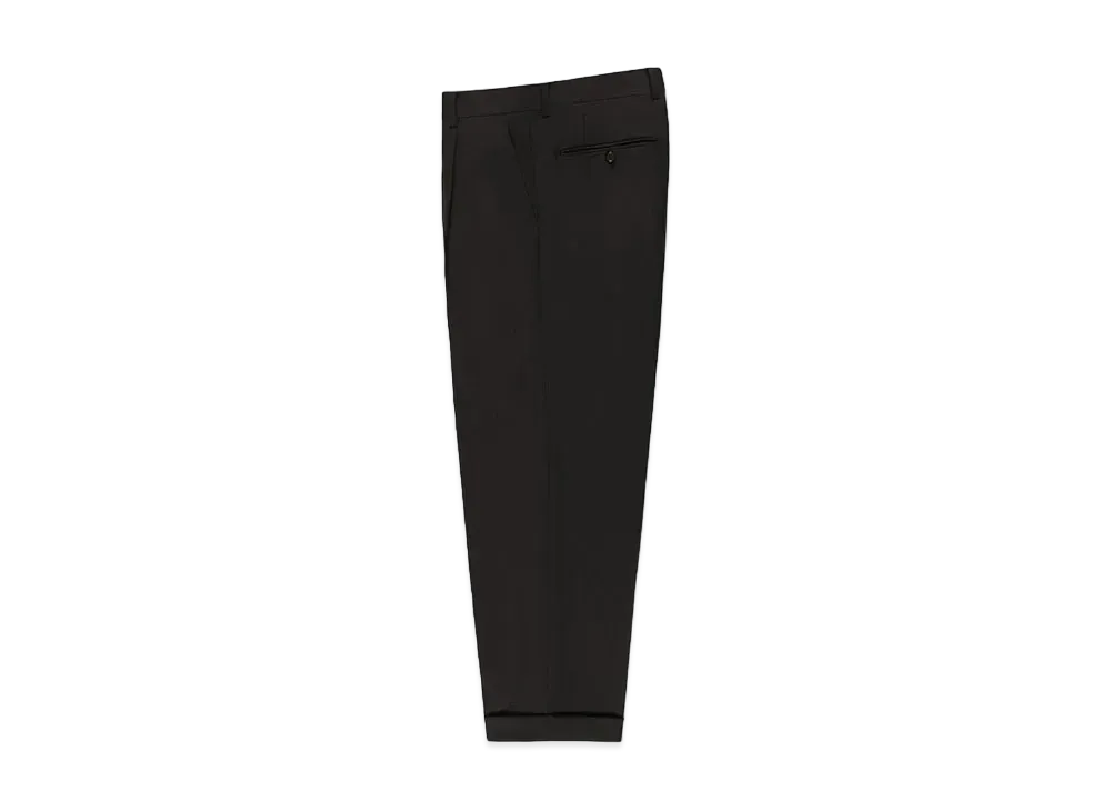 WACKO MARIA Dormeuil / Pleated Trousers (Type-2) "Black"