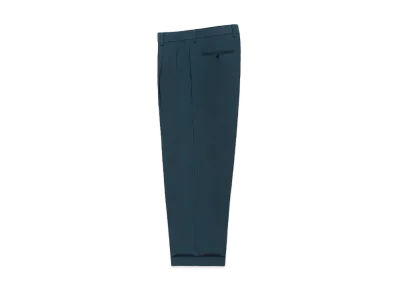 WACKO MARIA Dormeuil / Double Pleated Trousers "Blue"