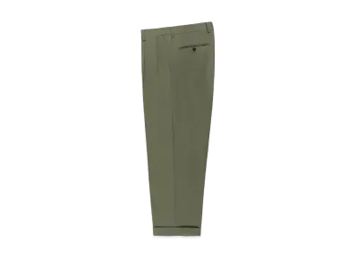 WACKO MARIA Dormeuil / Double Pleated Trousers "Green"
