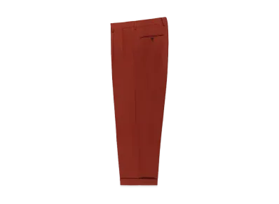 WACKO MARIA Dormeuil / Double Pleated Trousers "Dark Orange"