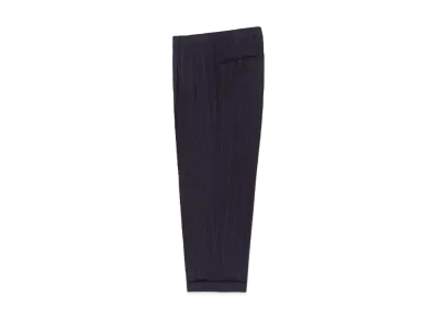 WACKO MARIA Dormeuil / Double Pleated Trousers "Navy"