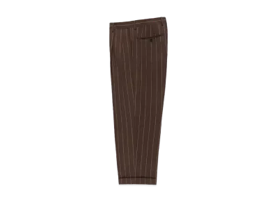 WACKO MARIA Dormeuil / Double Pleated Trousers "Brown"