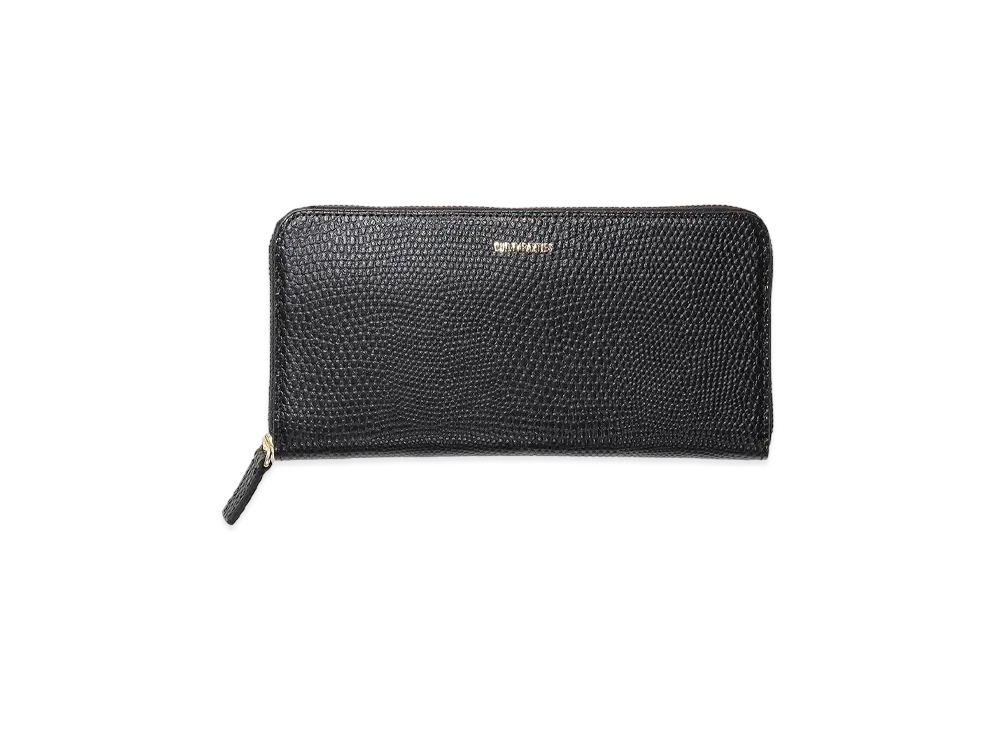 WACKO MARIA Speak Easy / Emboss Leather Round Zip Long Wallet "Lizard"