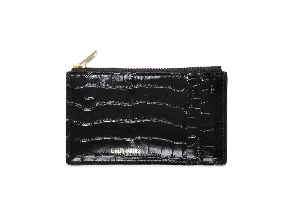 WACKO MARIA Speak Easy / Emboss Leather Coin&Card Case "Crocodile"