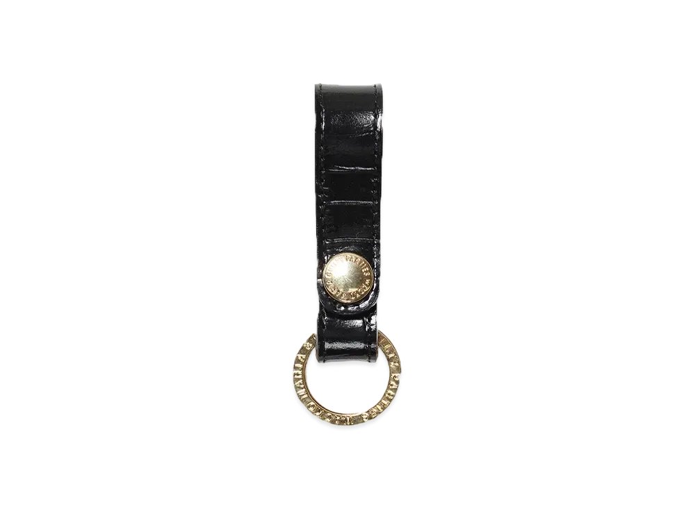 WACKO MARIA Emboss Leather Key Holder "Crocodile / Gold"