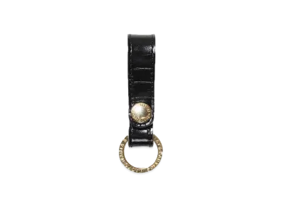 WACKO MARIA Emboss Leather Key Holder "Crocodile / Gold"