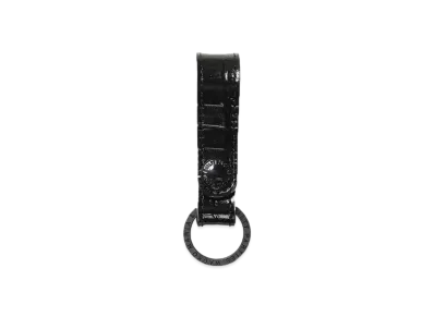 WACKO MARIA Emboss Leather Key Holder "Crocodile / Black"