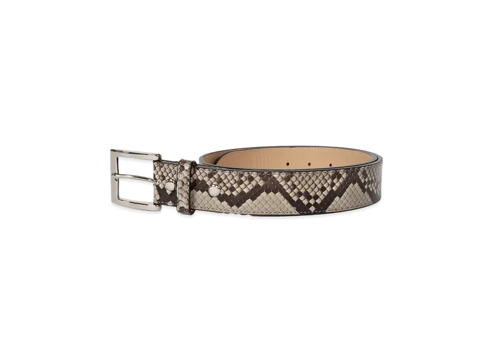 WACKO MARIA Python Leather Belt 