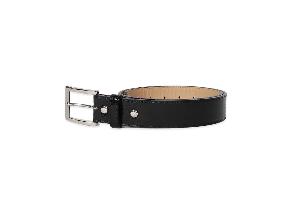 WACKO MARIA Python Leather Belt "Black"
